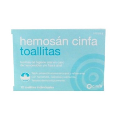 Hemosan cinfa toallitas 12 und indivi   