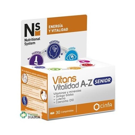 Ns vitans vitalidad az senior 30 comp